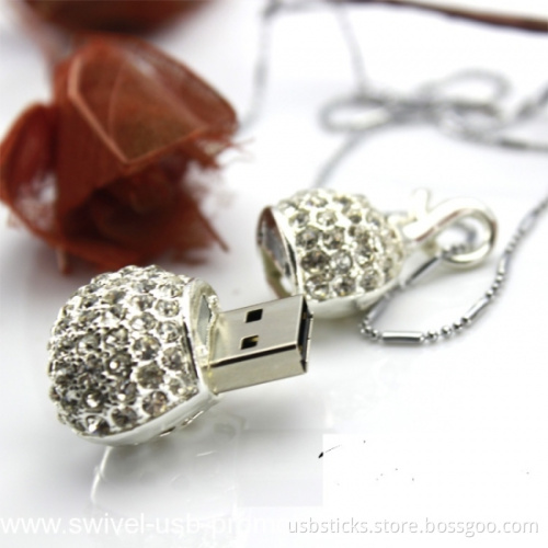 Jewelry bottle gourd usb stick